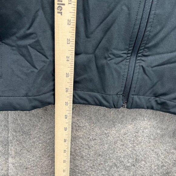 Graham Luxe Jacket Men Medium Black Soft Shell Full Zip Windbreaker New Golf - Picture 8 of 11